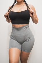 Load image into Gallery viewer, High Wasted Shapewear Biker Shorts- Light Grey