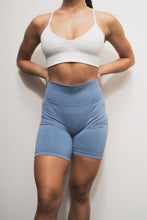 Load image into Gallery viewer, High Wasted Shapewear Biker Shorts- Sky Blue