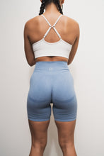 Load image into Gallery viewer, High Wasted Shapewear Biker Shorts- Sky Blue