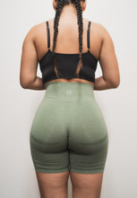 Load image into Gallery viewer, High Wasted Shapewear Biker Shorts- Olive Green