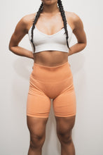 Load image into Gallery viewer, High Wasted Shapewear Biker Shorts- Peach