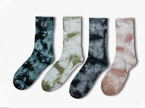 Tie Dye Crew Socks